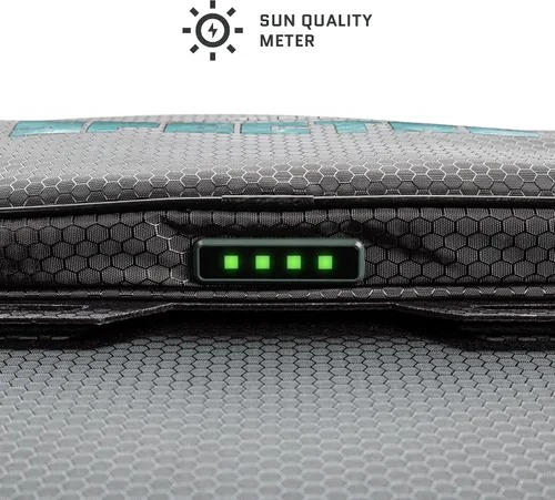 Vista 5 de Spectre - Panel solar plegable de 56 W Salida USB-C y USB-C para carga Ultraduradero, IPX7 impermeable, diseño encadenable, potencia solar fuera