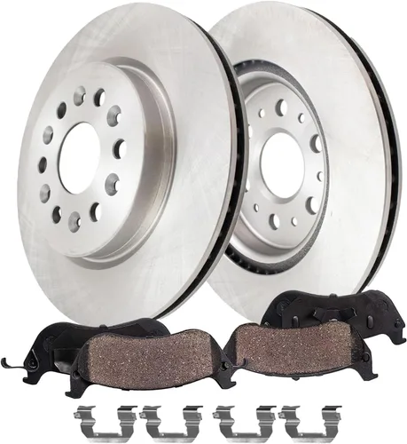 Vista 23 de Detroit Axle - Pinzas de freno traseras para el lado del pasajero + pastillas de freno de cerámica con herramientas de repuesto para Acura CL TL
