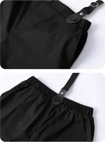 Vista 55 de A&J DESIGN Conjunto de ropa formal para niños pequeños con tirantes y tirantes