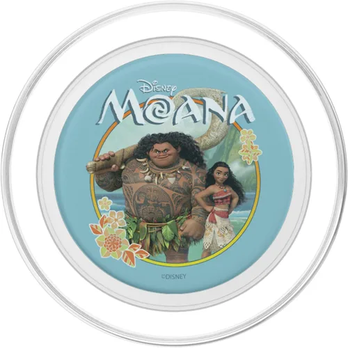 Vista 2 de Disney Moana Maui y Moana Circle Retrato PopSockets MagSafe PopGrip para iPhone