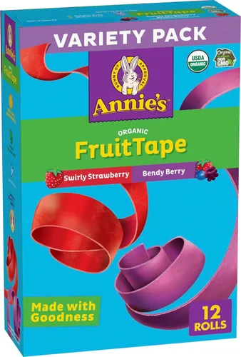 Vista 31 de Bocadillos Orgánicos Building Blocks de Annie's con Sabor a Fruta, Sabores de Frutas Variados, Sin Gluten, 10 Bolsas, 7 oz Formas de bloques
