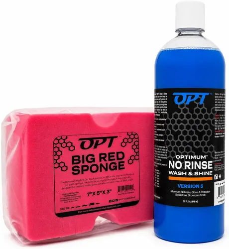 Vista 9 de Optimum No Rinse Versión 5 (946 ml) con Paquete Limpiador Interior Optimum (500 ml) – Lavado de Auto ONR Sin Enjuague con Solución de Limpieza
