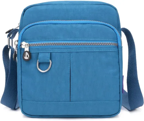 Vista 26 de Bolso cruzado de nailon casual, impermeable, ligero, para mujer