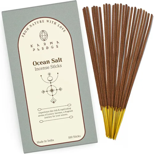 Vista 59 de Bakhoor - Varitas de incienso orgánicas sumergidas a mano, 100 varillas con hierbas naturales e ingredientes aromáticos, tiempo de combustión de 45