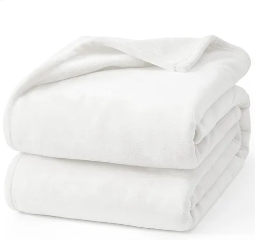 Vista 19 de Hansleep Manta de forro polar para sofá beige, súper suave manta de franela esponjosa y acogedora para todas las estaciones, beige, manta de 50x60