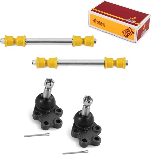 Vista 262 de Metrix Premium Chassis Parts - Juego de 4 piezas de articulación de rótula superior y barra estabilizadora delantera para Ford Ranger RWD 1998-2011
