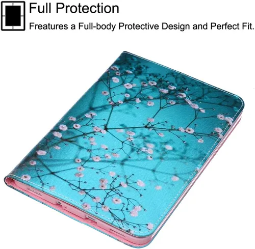 Vista 6 de NewShine - Funda para Galaxy Tab S2 8.0 - Funda de piel sintética con ranuras para tarjetas, soporte para notas para tableta Samsung Galaxy Tab S2