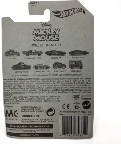 Vista 2 de Hot Wheels 1932 Ford Steamboat Willie Mickey Mouse Disney Series 1/8