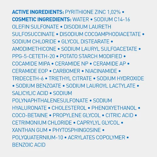 Vista 11 de CeraVe Champú hidratante anticaspa, tratamiento de caspa de zinc piritiona al 1% con ceramidas, niacinamida y ácido hialurónico, ayuda a eliminar