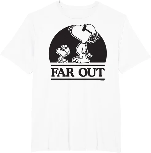 Vista 9 de Peanuts Woodstock 50th Anniversary Far Out Snoopy - Camiseta Blanco