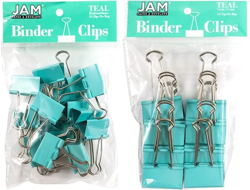 Vista 52 de Broches aprietapapeles JAM Paper®, Blanco