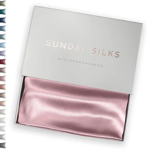 Vista 49 de FUNDA DE ALMOHADA DE SEDA DE MORERA 100% SUNDAYSILKS™, Fundas de almohada de seda para cabello y piel, Superior a la funda de almohada de satén
