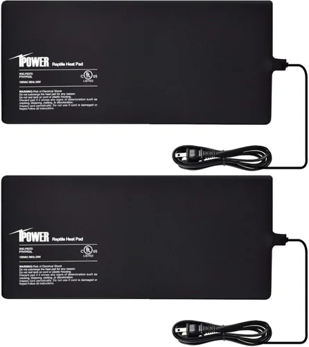 Vista 34 de iPower Almohadilla de Calor para Reptiles de 6 x 8 Pulgadas, 8 W, Calentador de Terrario Debajo del Tanque, Alfombrilla Calefactora para Tortuga