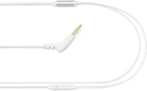 Vista 3 de Symphonized XTC Premium - Auriculares intrauditivos de madera genuina con aislamiento de ruido con micrófono (blanco)