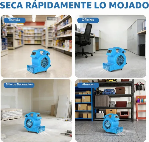 Vista 8 de Bestronair Ventilador del movimiento del aire, secador de piso de alta