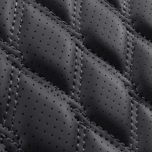 Vista 8 de Huidasource Tundra - Fundas de asiento de automóvil impermeables para la parte delantera y trasera, de cuero, protector de cojín de asiento Juego