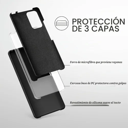 Vista 2 de kwmobile Funda compatible con Xiaomi Redmi Note 10 Pro - Funda de silicona TPU con acabado suave - Negro
