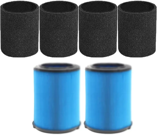 Vista 8 de Filtro VF6000 para aspiradora Ridgid Shop Vac de 5-20 galones en húmedo/seco, paquete de 1 Poliéster no tejido, lavable y reutilizable. Para