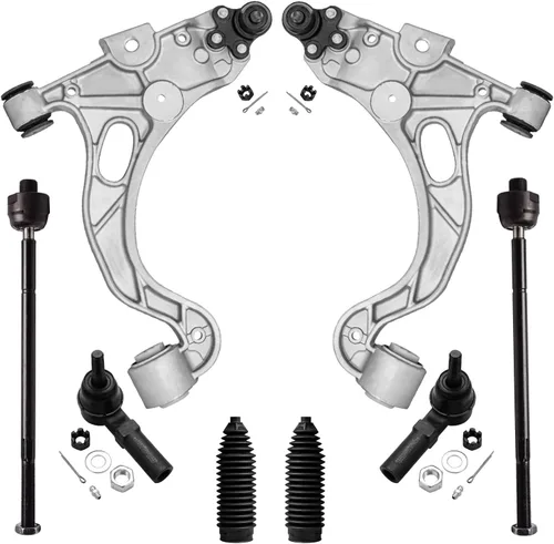 Vista 222 de Detroit Axle - Kit de brazos de control de extremo de 8 piezas para Toyota 2001-2003 Highlander 2002-2003 Camry Lexus ES300, 2 conjuntos de brazos