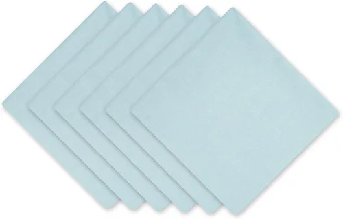 Vista 23 de DII - Juego de servilletas de colección sólida, 20x20 pulgadas, Azul ancla, 6