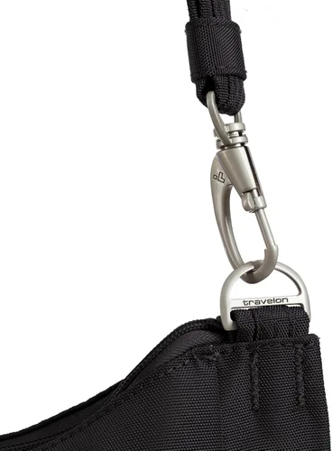 Vista 14 de Travelon - Bolso antirrobo clásico tipo bandolera con asa superior Negro