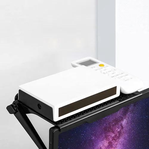 Vista 3 de Hniuyun 2 piezas de pantalla de TV estante superior para monitor de teléfono móvil/monitor de computadora/cajas multimedia/TV de pantalla plana