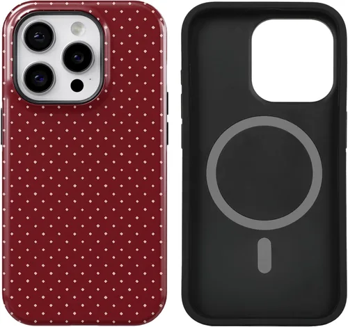Vista 10 de uCOLOR Funda compatible con iPhone 15, 14 y 13 [probada en caídas de 8 pies] compatible con MagSafe – Fundas protectoras de lujo de la serie Mag