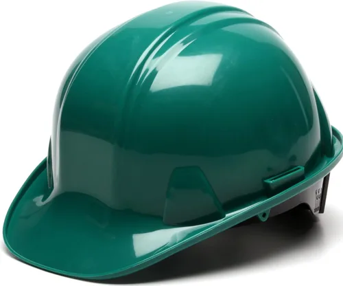 Vista 16 de Pyramex SL Series Cap Style Hard Hat, 4-Point Ratchet HDPE shell, Rain trough, Low-profile design, Fits all head sizes, Construction & utility