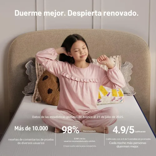 Vista 3 de Avenco SyncDeep - Colchón individual de 5 pulgadas para sueño profundo