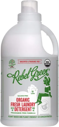Vista 15 de Rebel Green Detergente orgánico para ropa para bebé, jabón natural para ropa, detergente líquido para ropa, detergente suave para ropa, aroma