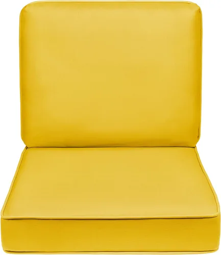 Vista 38 de Quality Outdoor Living - Cojín profundo para asiento y respaldo, 23 x 26 pulgadas, menta