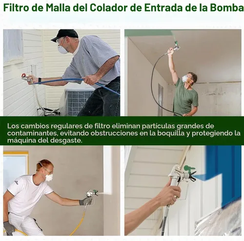 Vista 8 de Paquete de 5 filtros de colector de malla 244067 244-067 60 para 244067 60 malla