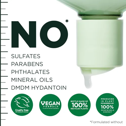 Vista 6 de Garnier Fructis Hair Filler - Acondicionador reparador de humedad, sin sulfato para cabello rizado y ondulado con ácido hialurónico, 10.1 onzas
