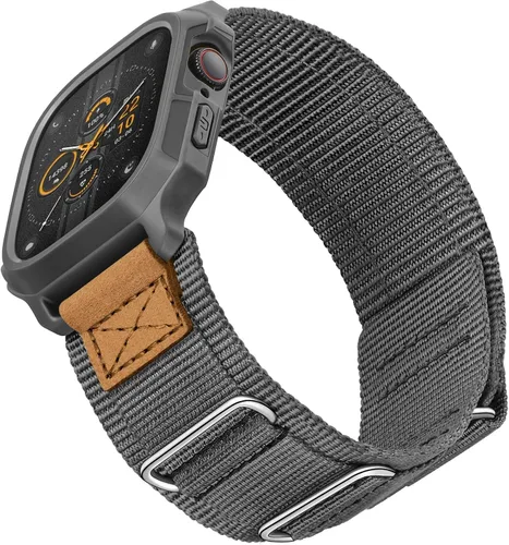 Vista 16 de SUNFWR - Correas compatibles con Apple Watch de 44 mm y 45 mm con estuche, correa deportiva resistente para Apple Watch con cubierta protectora