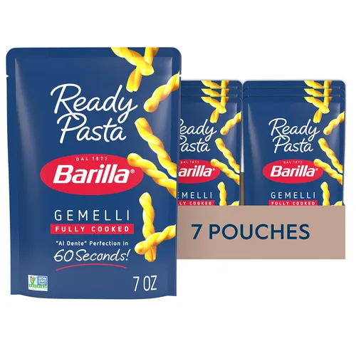 Vista 9 de Barilla Ready Pasta, pasta de macarrones con codos totalmente cocidos, sin OMG y Kosher, 7 onzas (paquete de 7)