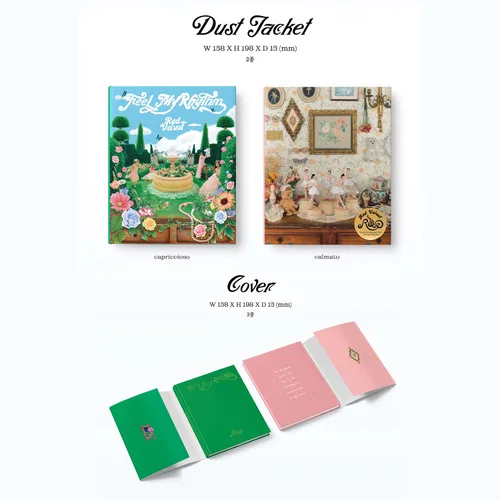 Vista 3 de Red Velvet - Mini Album The ReVe Festival 2022 - Feel My Rhythm ReVe Ver - calmato Ver Photo Book CD-R Sticker Book Mark Folded Poster Photo