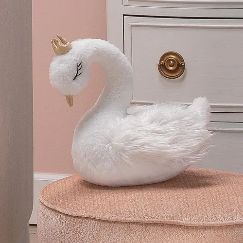 Vista 4 de Lambs & Ivy Signature Swan Princess - Peluche blanco de peluche, princesa