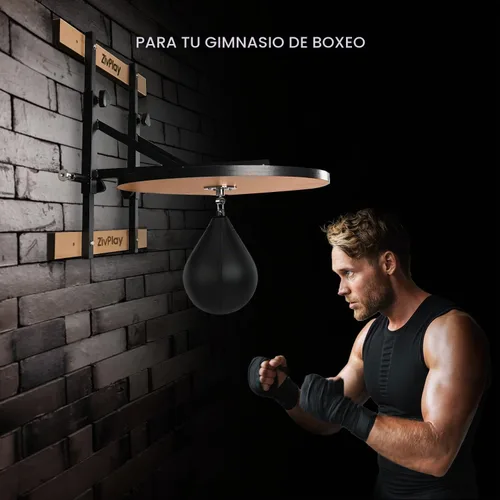 Vista 5 de Speed Bag Platform for Boxing Speed Bag Stand Wall Mount Punching Bag Kit