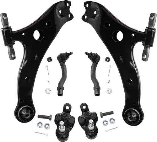 Vista 72 de Detroit Axle - Kit de extremo delantero para Chrysler 300 Dodge Charger 2011-2023 Challenger, 2 Lower Rearward Control Arms 2 Outer Tie Rods 2