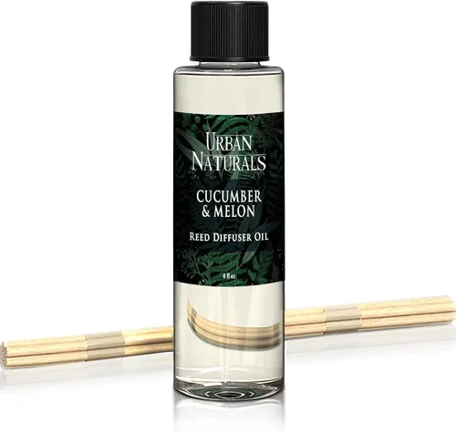 Vista 40 de Urban Naturals Recambio de aceite difusor de varillas ámbar y lavanda, lavanda relajante, ámbar cálido, aroma calmante para habitación, 4 onzas +