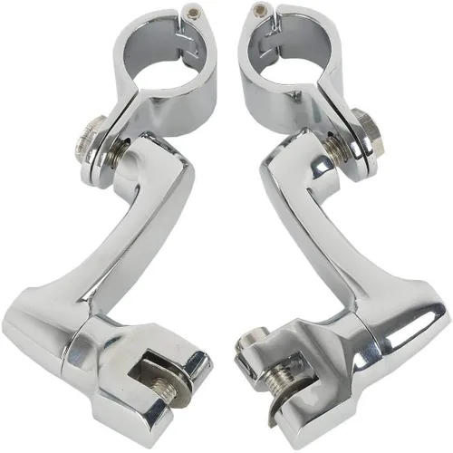 Vista 9 de TCT-MOTORPARTS Soportes de clavijas de pie de barra de carretera negro para Harley Touring 22/25/32/1.378 in
