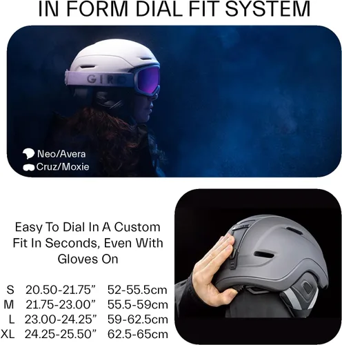 Vista 5 de Giro Avera MIPS Asian Fit - Casco de nieve para mujer
