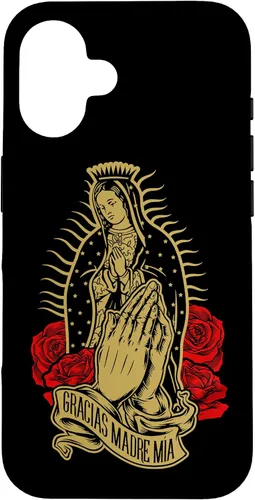 Vista 32 de Our Lady Virgen De Guadalupe Virgen Mary Gracias Madre Mía - Carcasa para iPhone 17