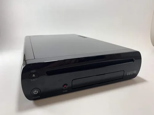 Vista 2 de Replacement Official Authentic Nintendo Wii U Console Black Nintendo Wii Renewed