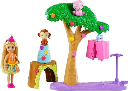 Vista 6 de Mattel - Barbie Chelsea The Lost Birthday Pinata Party Fun Surprise Playset