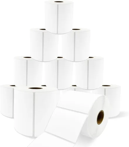 Vista 10 de Etiquetas térmicas compatibles de reemplazo para Zebra (【2" x 1"】 16 rollos/20800 etiquetas)