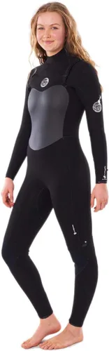 Vista 2 de Rip Curl Flashbomb - Traje de neopreno con cremallera en el pecho (3/2 GB, color negro, 8)