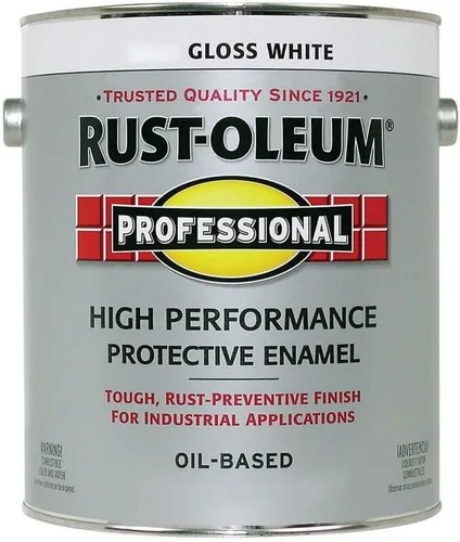 Vista 2 de Rust-Oleum 242256 Esmalte protector profesional a base de aceite blanco de alto rendimiento, 100 COV, 1 galón