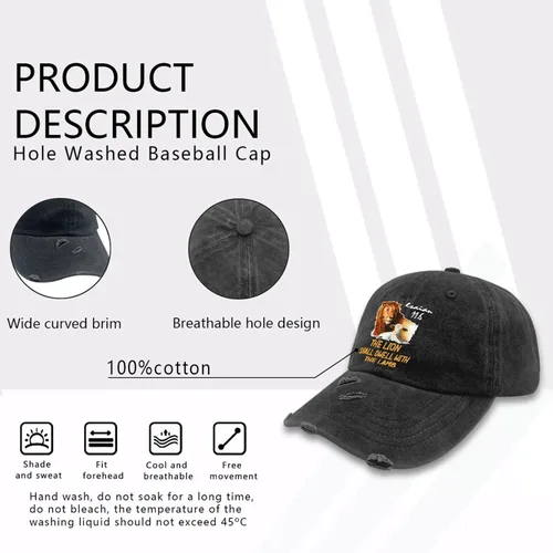 Vista 6 de Aumgo Mens Hats Jesus Cap for Men's Lids Cap Adjustable Baseball Hat Women