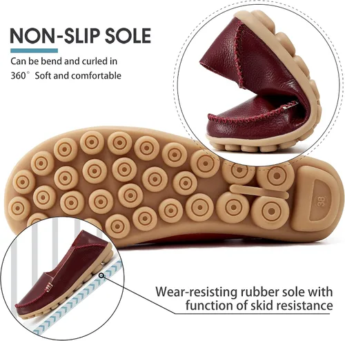 Vista 4 de Ablanczoom Womens Loafers Casual Flats Shoes- Comfortable Slip on Driving Loafer Walking Dress Shoes for Women